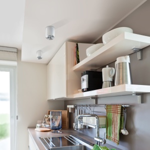 Spot aplicat tavan/plafon stil modern Bross 1 BK/GO - Img 2