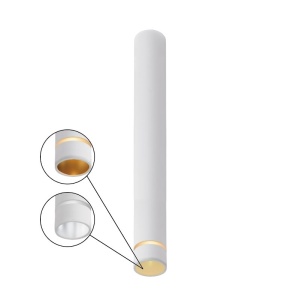 Spot aplicat tavan SPLIT alb L-30,2cm