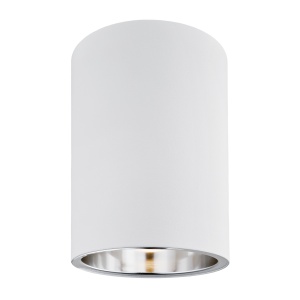 Spot aplicat tavan TYBER rotund 9cm alb - Img 1