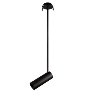 Spot directionabil, incastrabil tavan fals BRANDO negru, H-59cm