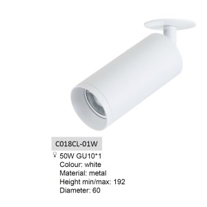 Spot directionabil incastrabil tavan/plafon Focus MYC018CL-01W 71467 universul-luminii.ro