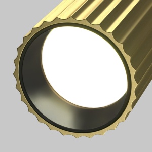 Spot GU10, accesoriu pentru sinele monofazate Unity, Calipso negru/alama 164197 universul-luminii.ro