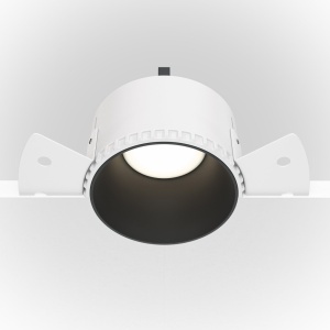 Spot incastrabil design tehnic Share alb, negru 7,5cm 67287 universul-luminii.ro