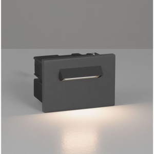 Spot incastrabil exterior LED 3000K, IP65 RECTO gri inchis - Img 8