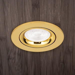 Spot incastrabil tavan directionabil CHOICE auriu D-9cm 157327 universul-luminii.ro