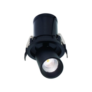 Spot LED 3000K incastrabil GARDA 4,5cm negru