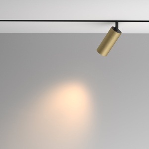 Spot LED, accesoriu pentru sina magnetica Exility, Artisan auriu mat 3000K 150917 universul-luminii.ro