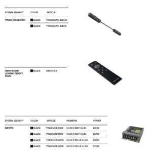 Spot LED, accesoriu pentru sina magnetica Exility, Focus LED negru 12W 3000K 220197 universul-luminii.ro
