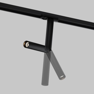Spot LED, accesoriu pentru sinele monofazate Unity, Dual negru - Img 3
