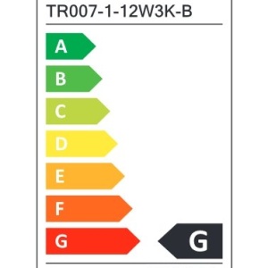 Spot LED, accesoriu pentru sinele monofazate Unity, Onda negru - Img 6