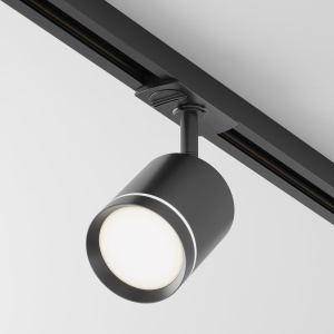 Spot LED, accesoriu pentru sinele monofazate Unity Orlo negru 4000K - Img 1