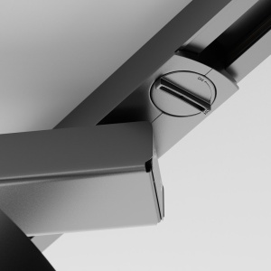 Spot LED, accesoriu pentru sinele monofazate Unity, Rim negru 3000K - Img 4