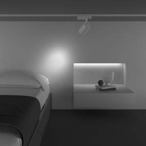 Spot LED, accesoriu pentru sinele trifazate Trinity/ Vuoro alb 18W 4000K 86307 universul-luminii.ro