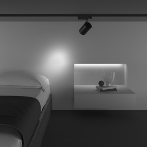 Spot LED, accesoriu pentru sinele trifazate Trinity, Vuoro negru 4000K 20W 130987 universul-luminii.ro
