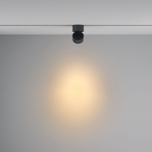 Spot LED ajustabil, accesoriu pentru sinele monofazate Unity, Yin negru - Img 6