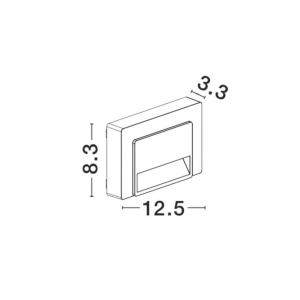 Spot LED ambiental scari de exterior IP65 Luton NVL-8403626 79627 universul-luminii.ro