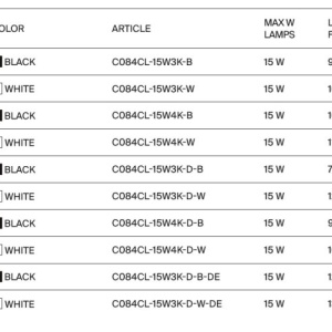 Spot LED aplicat ajustabil Yin negru - Img 8