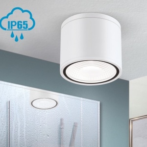 Spot LED aplicat cu protectie la umiditate IP65, SPUTNIK 14,5cm, alb 197167 universul-luminii.ro