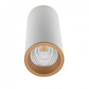 Spot LED aplicat design minimalist LONG alb/auriu C0153 MX + RC0153/C0154 GOLD - Img 1