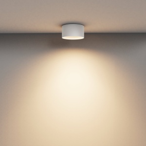 Spot LED aplicat design tehnic Vega D-14cm alb - Img 5