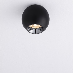 Spot LED aplicat diametru 8,5cm NANO negru, NVL-9052029 - Img 4