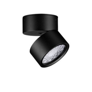 Spot LED aplicat directionabil diametru 8cm PULL negru, NVL-9030770 - Img 1