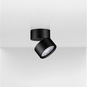 Spot LED aplicat directionabil diametru 8cm PULL negru, NVL-9030770 - Img 4