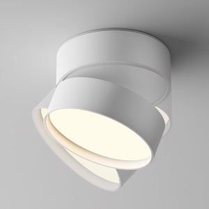 Spot LED aplicat directionabil Onda alb 3000K - Img 4