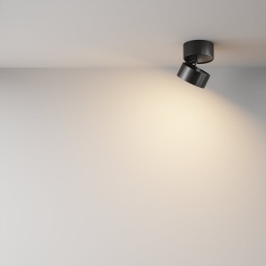 Spot LED aplicat directionabil Onda negru 3000K 164097 universul-luminii.ro