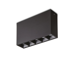Spot LED aplicat tavan LIKA PL 12,5W 3000K NERO