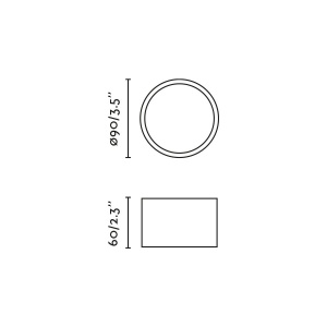 Spot LED aplicat tavan MIZU 15W alb - Img 5