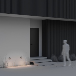 Spot LED iluminat scari sau perete exterior IP54 Mane negru 150787 universul-luminii.ro