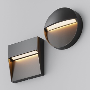 Spot LED iluminat scari sau perete exterior IP54 Mane negru 231237 universul-luminii.ro
