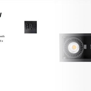 Spot LED incastrabil COLIN-3 Black recessed 72-108W 4000K 56° 110087 universul-luminii.ro