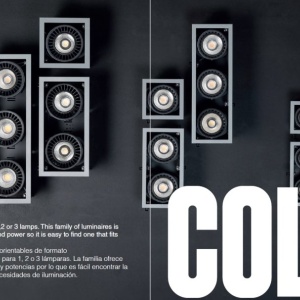 Spot LED incastrabil COLIN-3 Grey recessed 72-108W 2700K 56° 206817 universul-luminii.ro