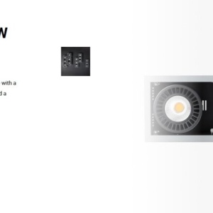 Spot LED incastrabil COLIN-3 Grey recessed 72-108W 3000K 56° 110037 universul-luminii.ro