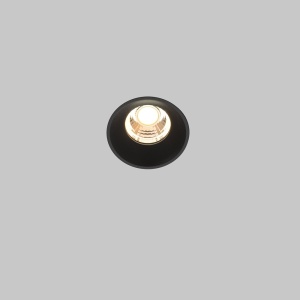 Spot LED incastrabil design tehnic Round D-9,6cm negru 147487 universul-luminii.ro