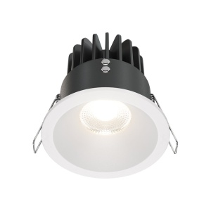 Spot LED incastrabil dimabil design modern IP65 Zoom alb 8,5cm 12W