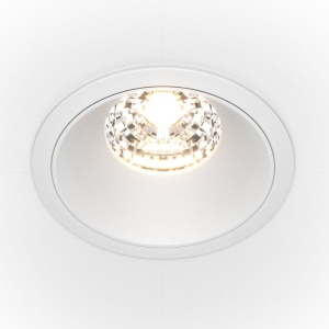 Spot LED incastrabil dimabil design tehnic Alpha alb, 8,5cm, 4000K
