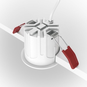 Spot LED incastrabil dimabil design tehnic Alpha alb, negru, 4000K 67367 universul-luminii.ro