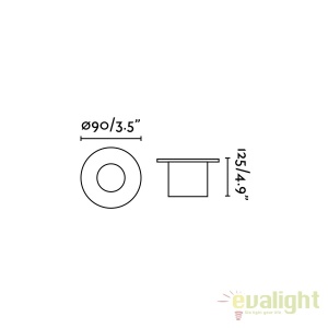 Spot LED incastrabil exterior pavaj GRUND 13W 70729 174527 universul-luminii.ro