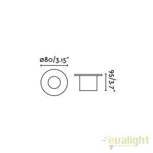 Spot LED incastrabil exterior pavaj GRUND 7W 70728 180947 universul-luminii.ro