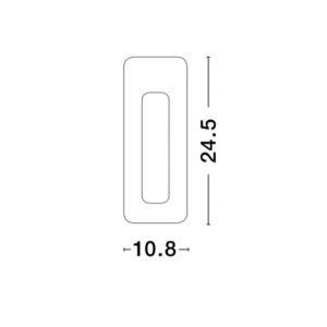 Spot LED incastrabil ideal pentru iluminat scara sau hol EURONA, 10,8x24,5cm NVL-9879391 81447 universul-luminii.ro