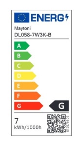 Spot LED incastrabil iluminat tehnic Round D-6cm negru 227857 universul-luminii.ro