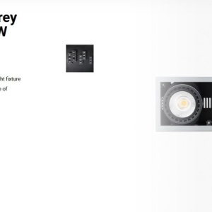 Spot LED incastrabil MINI COLIN-3 Grey recessed 54-75W 3000K 56° 110167 universul-luminii.ro
