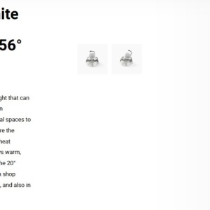 Spot LED incastrabil MINI-OPTIC White downlight LED 12/18W 3000K 56° 1685/2260 lm 110467 universul-luminii.ro