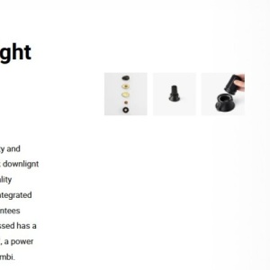 Spot LED incastrabil TULIPA Black recessed downlight 10W 15° 2700K CRI90 casambi 112297 universul-luminii.ro