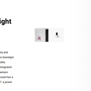 Spot LED incastrabil TULIPA White recessed downlight 7W 15° 4000K CRI90 dali 111057 universul-luminii.ro