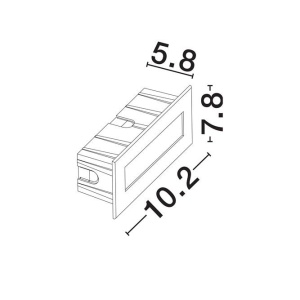Spot LED incastrat iluminat exterior IP65 OLIN alb 559627 universul-luminii.ro