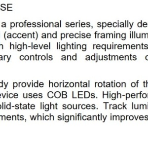 Spot LED profesional, accesoriu pentru sina magnetica Exility, Gala Smart 160577 universul-luminii.ro